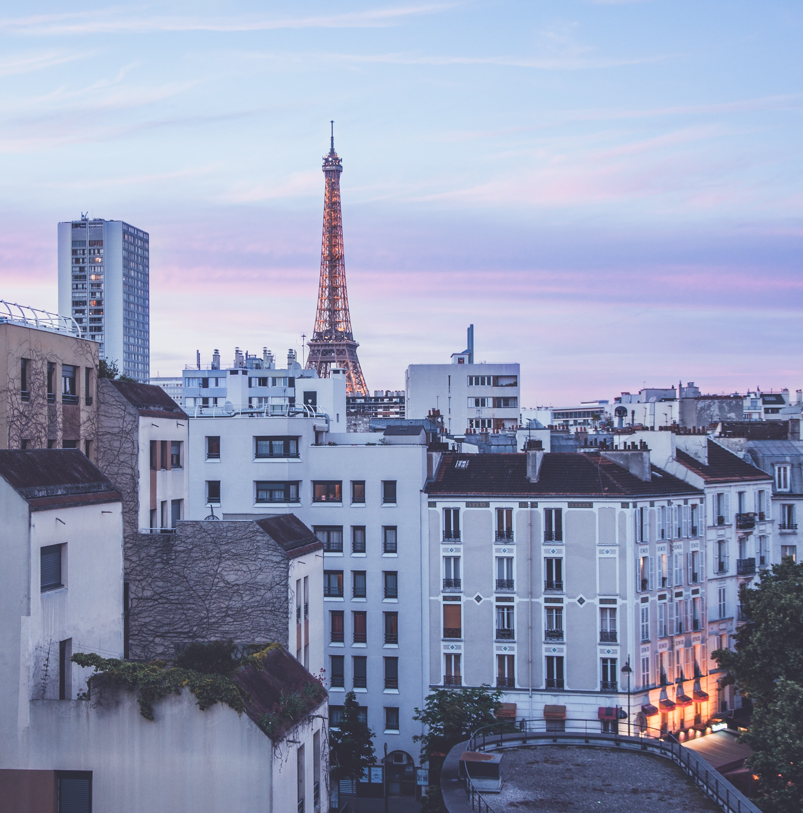 Paris at dawn